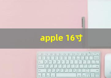 apple 16寸